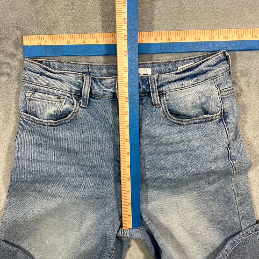 VERVET Flare Jeans Womens 29x31 Light Blue 90s Vintage Style V3132 Stretch Y2K - Picture 7 of 14